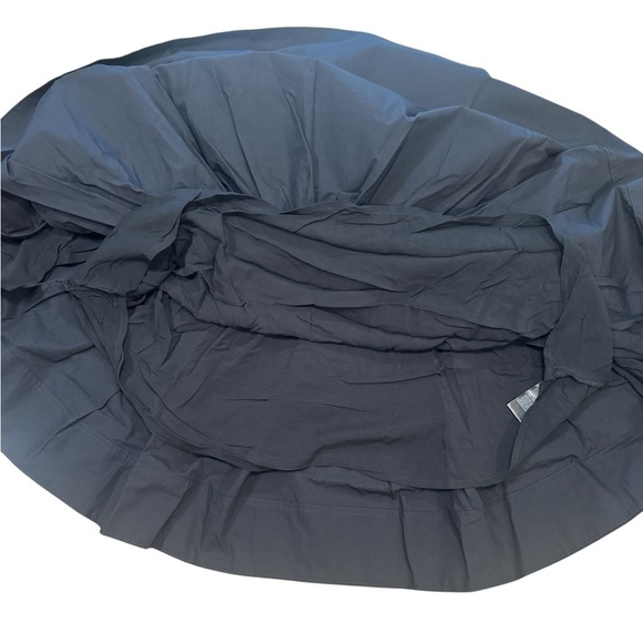 Maeve Anthropologie Twofer Mini Dress Size XL Black White Halter Ruched Front - Picture 5 of 15